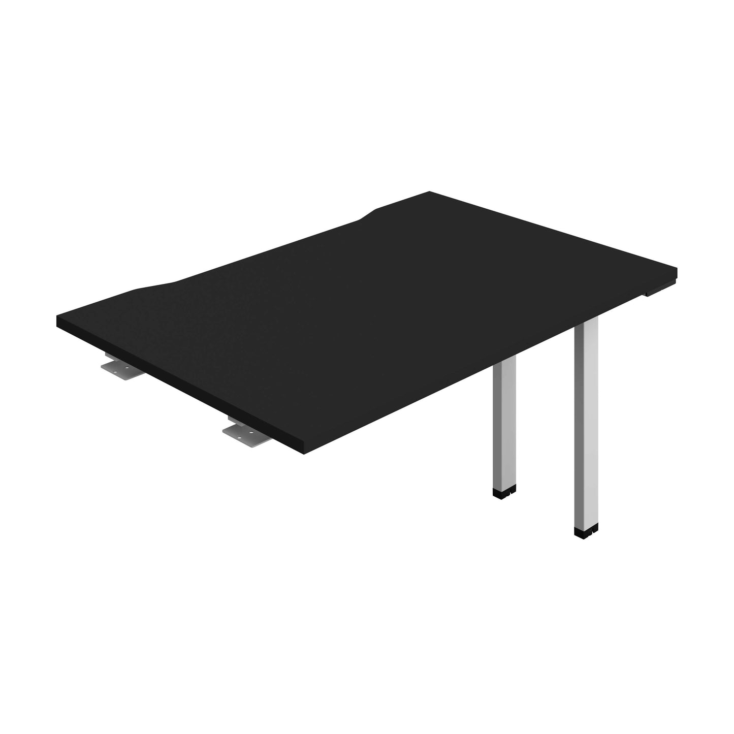 Synergy Bench Extension with Cut Out: 1 Person (FSC) : 1200 | 800 | Black/Silver