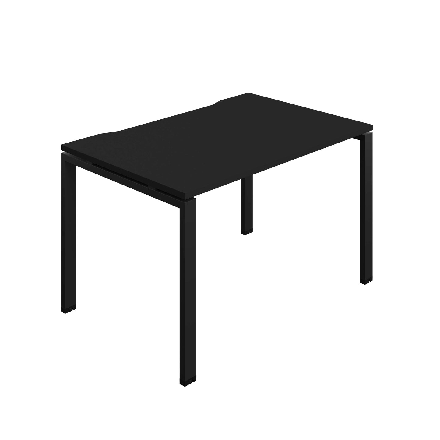 Synergy Bench with Cut Out: 1 Person (FSC) : Goal Post Leg : 1200 | 800 | Black/Black