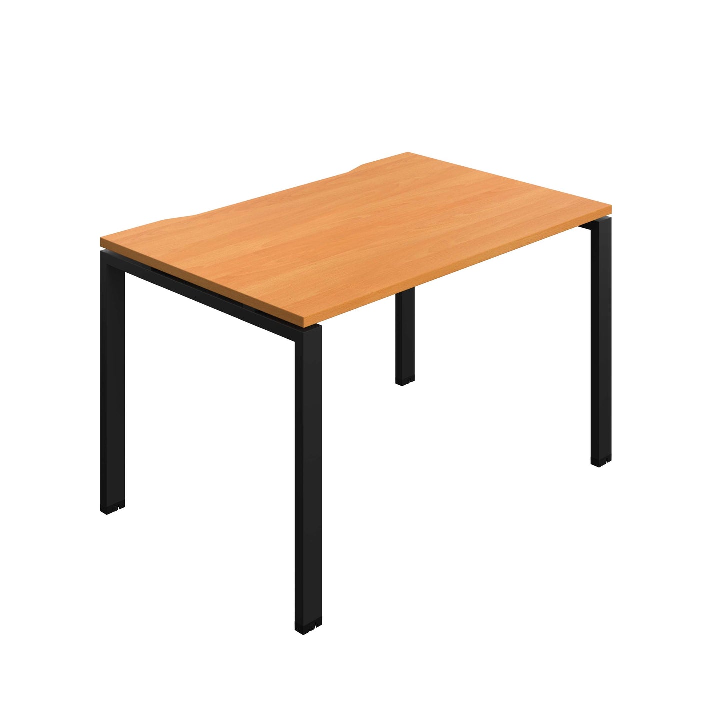 Synergy Bench with Cut Out: 1 Person (FSC) : Goal Post Leg : 1200 | 800 | Unlimited/Black