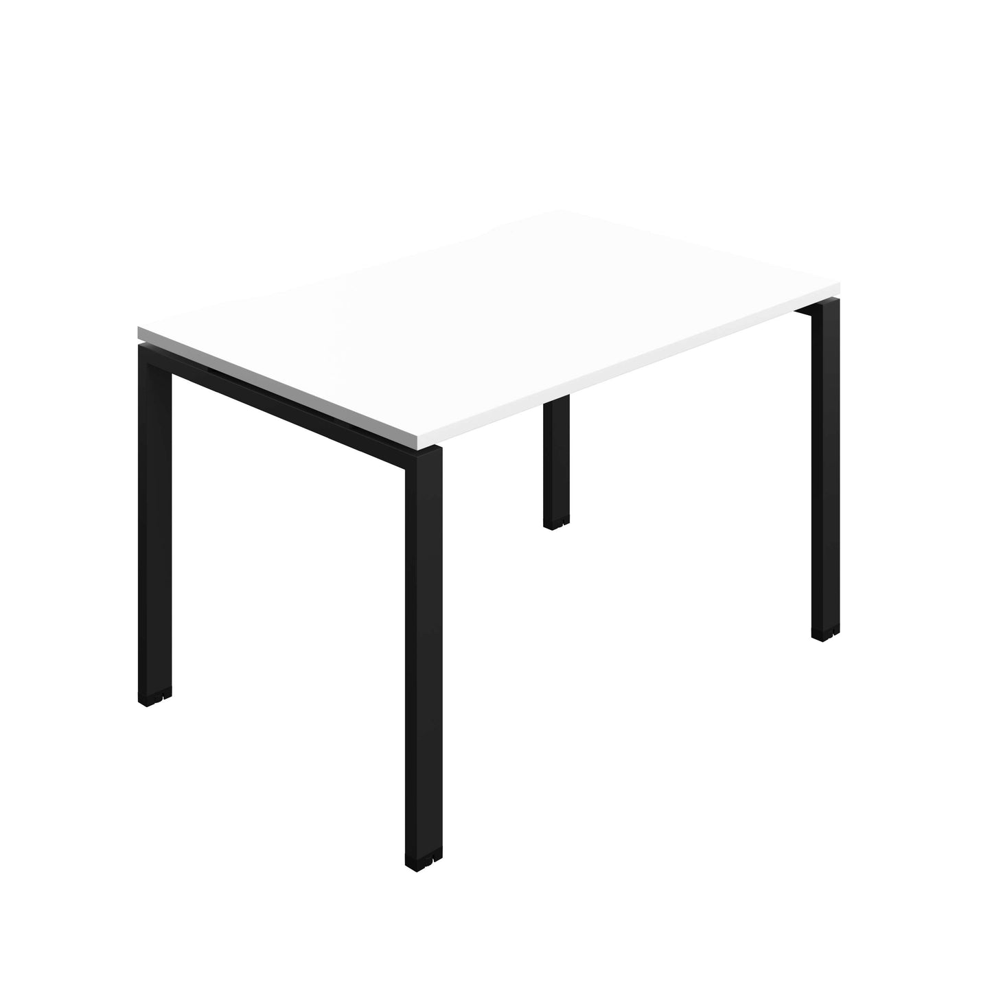 Synergy Bench with Cut Out: 1 Person (FSC) : Goal Post Leg : 1200 | 800 | White/Black