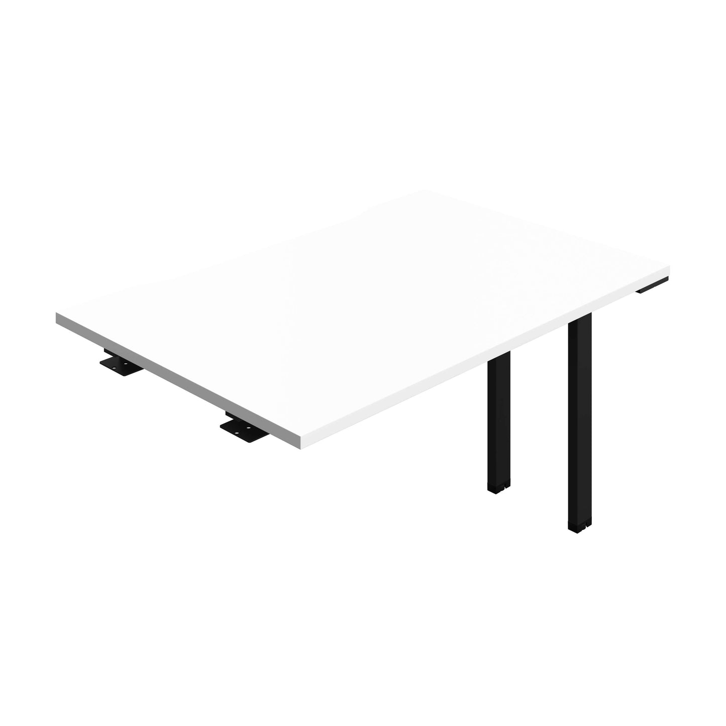 Synergy Bench Extension with Cut Out: 1 Person (FSC) : 1200 | 800 | White/Black