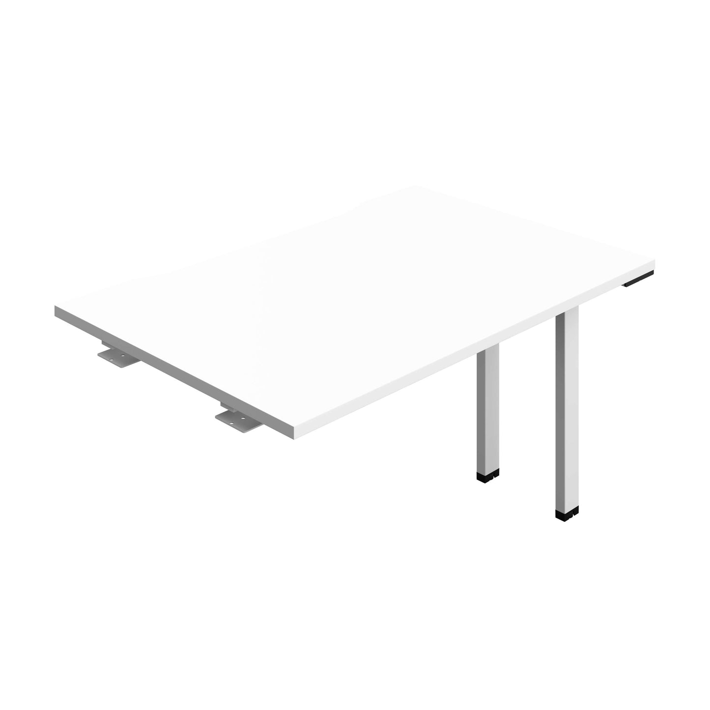 Synergy Bench Extension with Cut Out: 1 Person (FSC) : 1200 | 800 | White/White