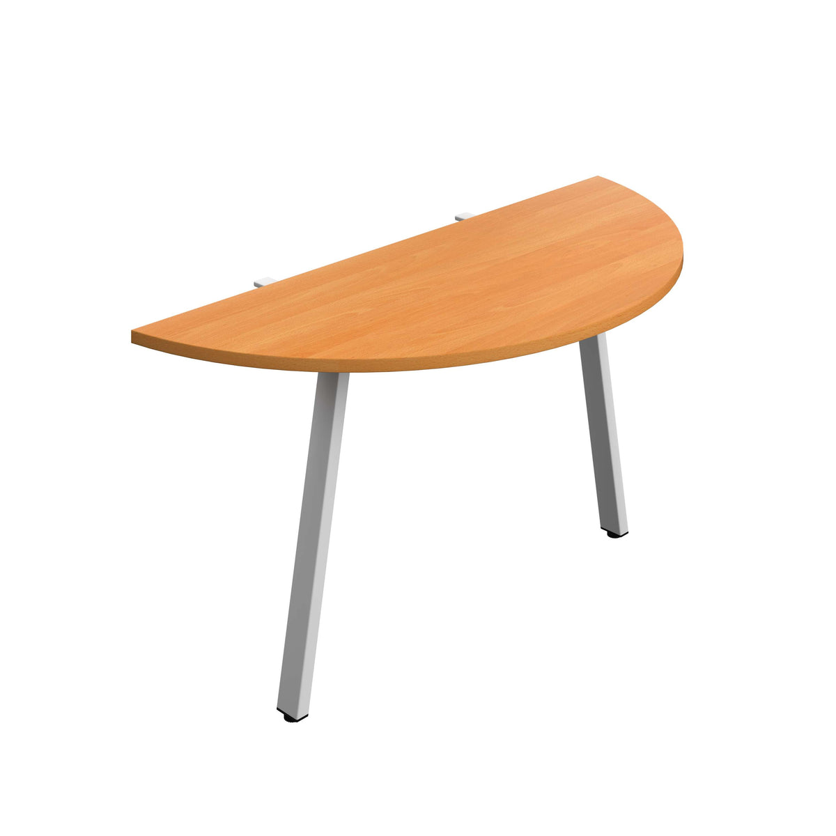 Synergy Screen Depth D-End Single Person Bench : A-Frame Leg : 1400 | 600 | Beech/Silver