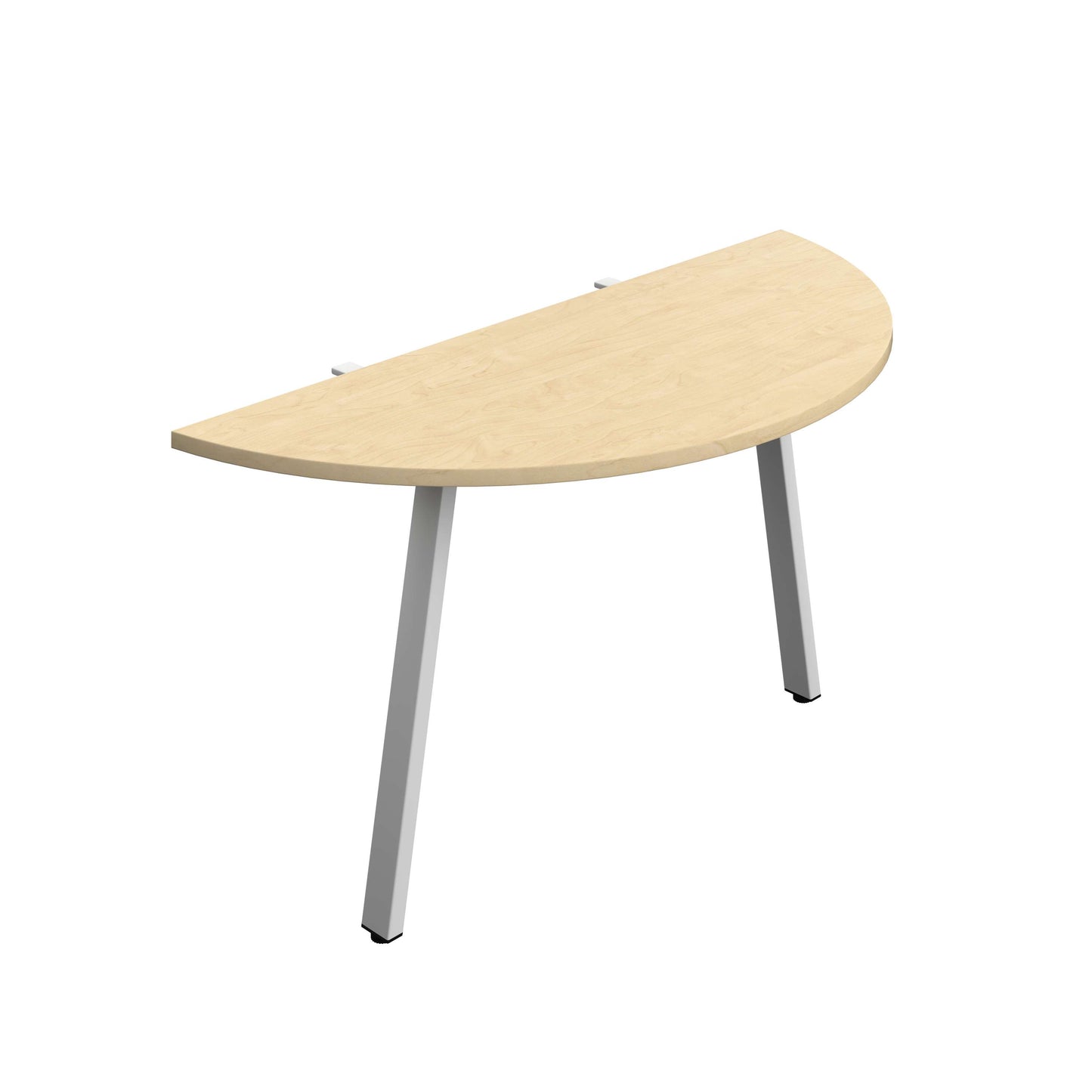 Synergy Screen Depth D-End Single Person Bench : A-Frame Leg : 1400 | 600 | Maple/Silver