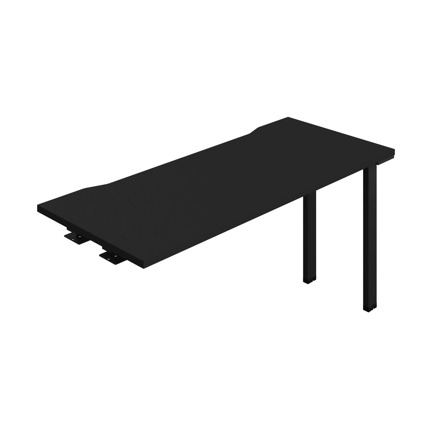 Synergy Bench Extension with Cut Out: 1 Person (FSC) : 1400 | 600 | Black/Black