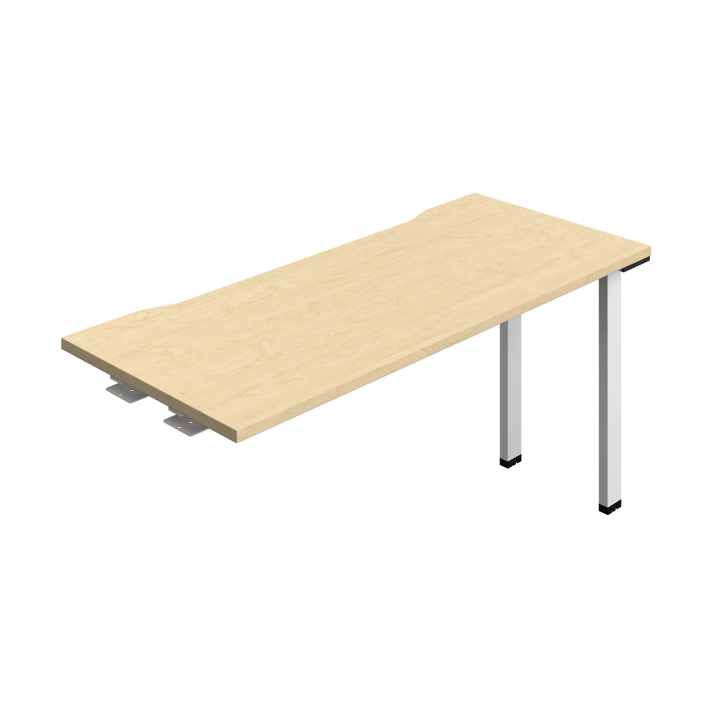 Synergy Bench Extension with Cut Out: 1 Person (FSC) : 1400 | 600 | Maple/White