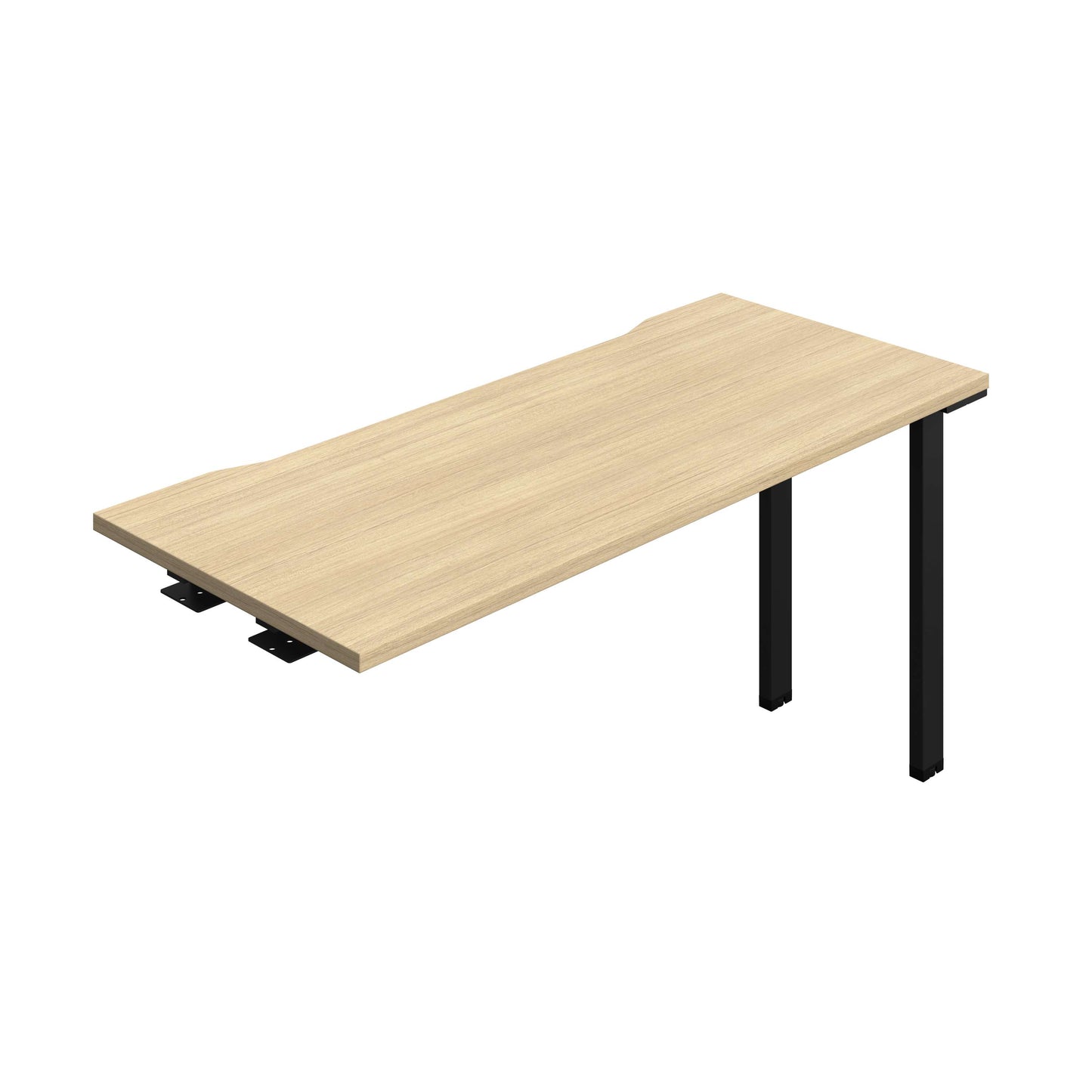 Synergy Bench Extension with Cut Out: 1 Person (FSC) : 1400 | 600 | Nova Oak/Black