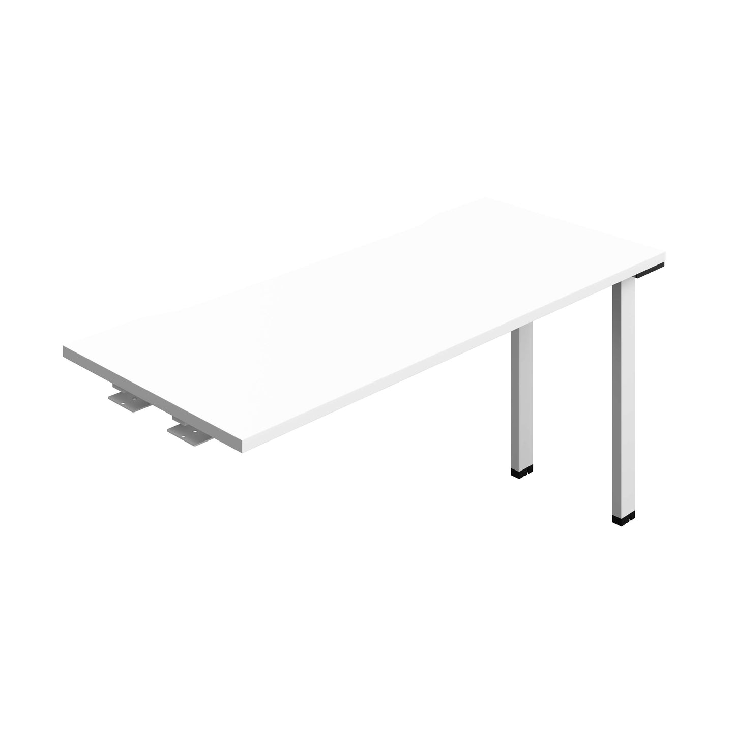 Synergy Bench Extension with Cut Out: 1 Person (FSC) : 1400 | 600 | White/White