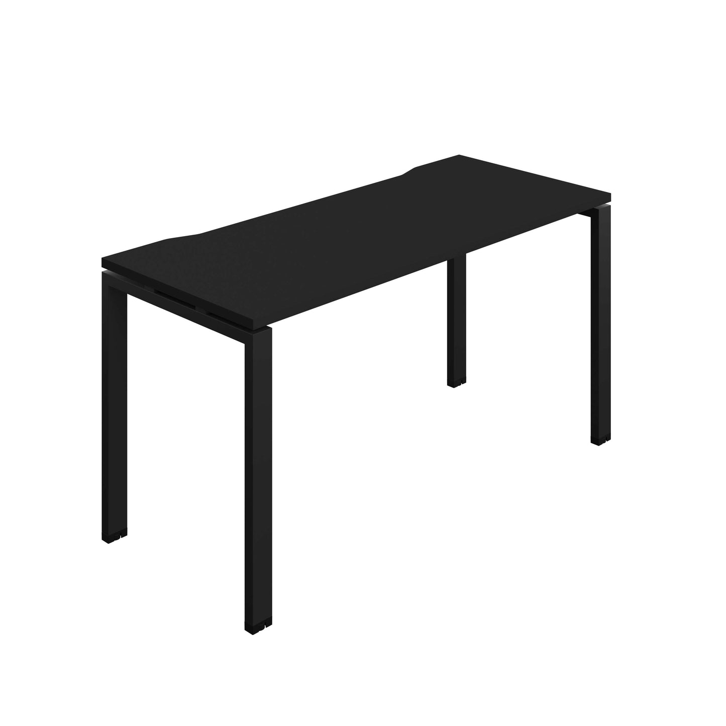 Synergy Bench with Cut Out: 1 Person (FSC) : Goal Post Leg : 1400 | 700 | Black/Black