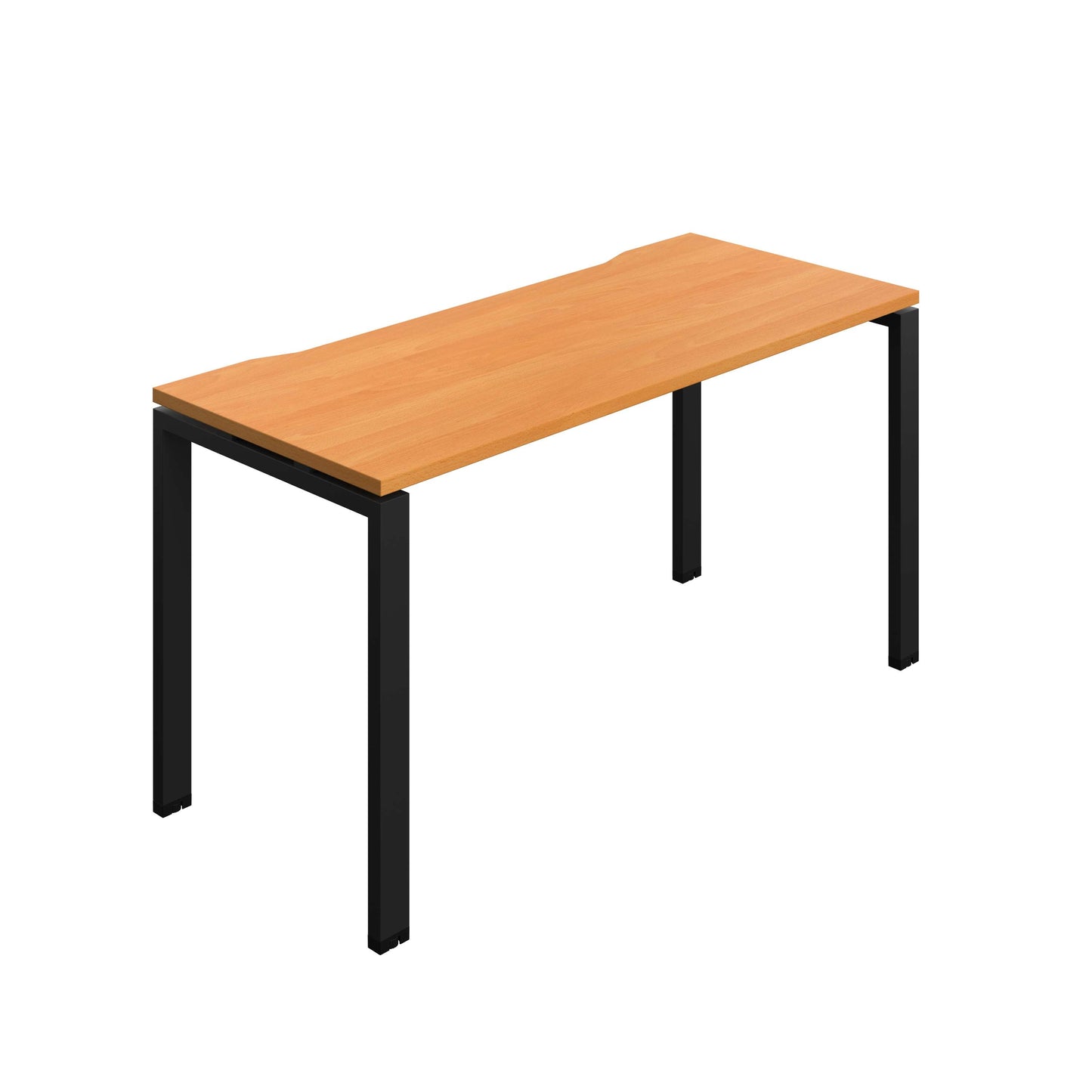 Synergy Bench with Cut Out: 1 Person (FSC) : Goal Post Leg : 1400 | 700 | Unlimited/Black