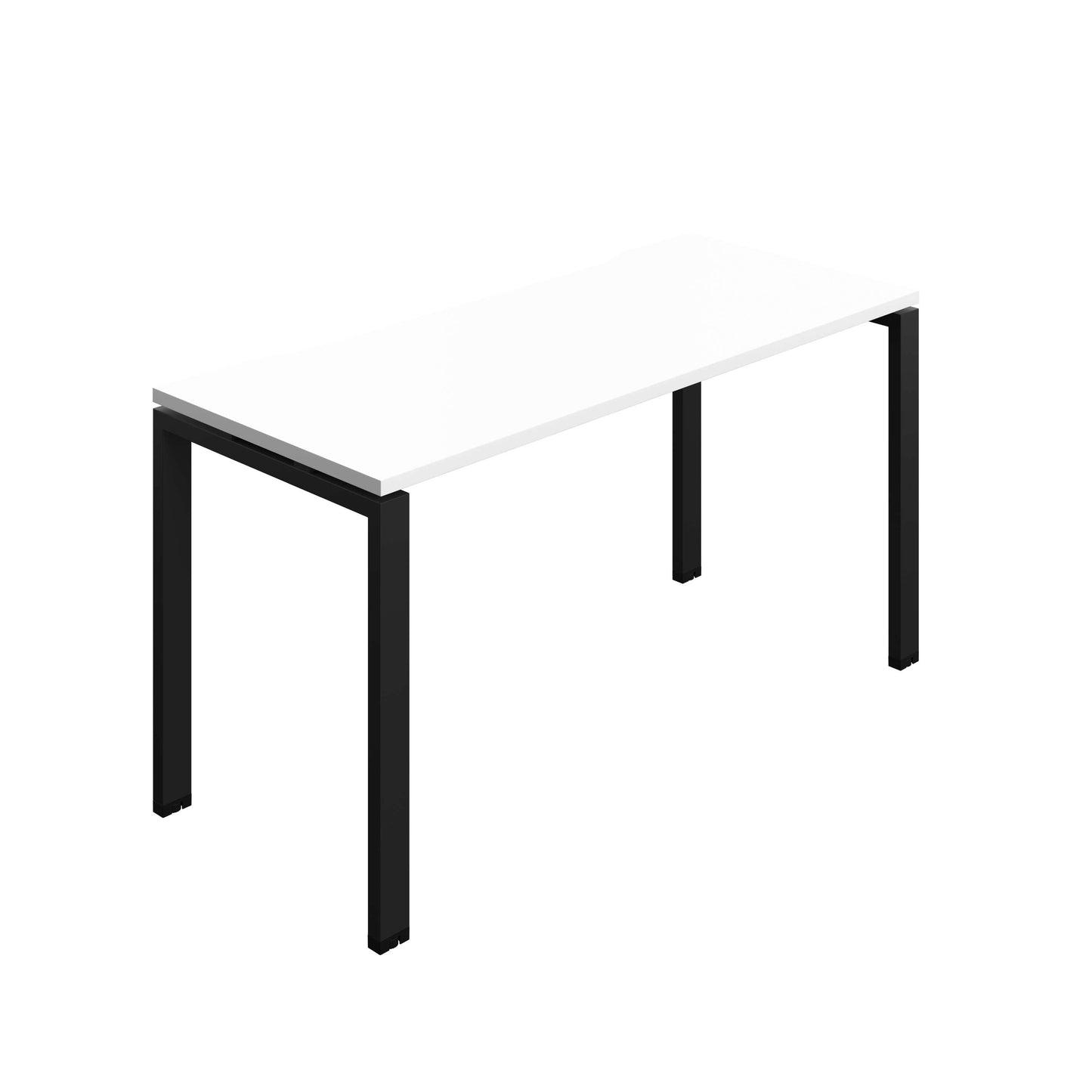 Synergy Bench with Cut Out: 1 Person (FSC) : Goal Post Leg : 1400 | 700 | White/Black