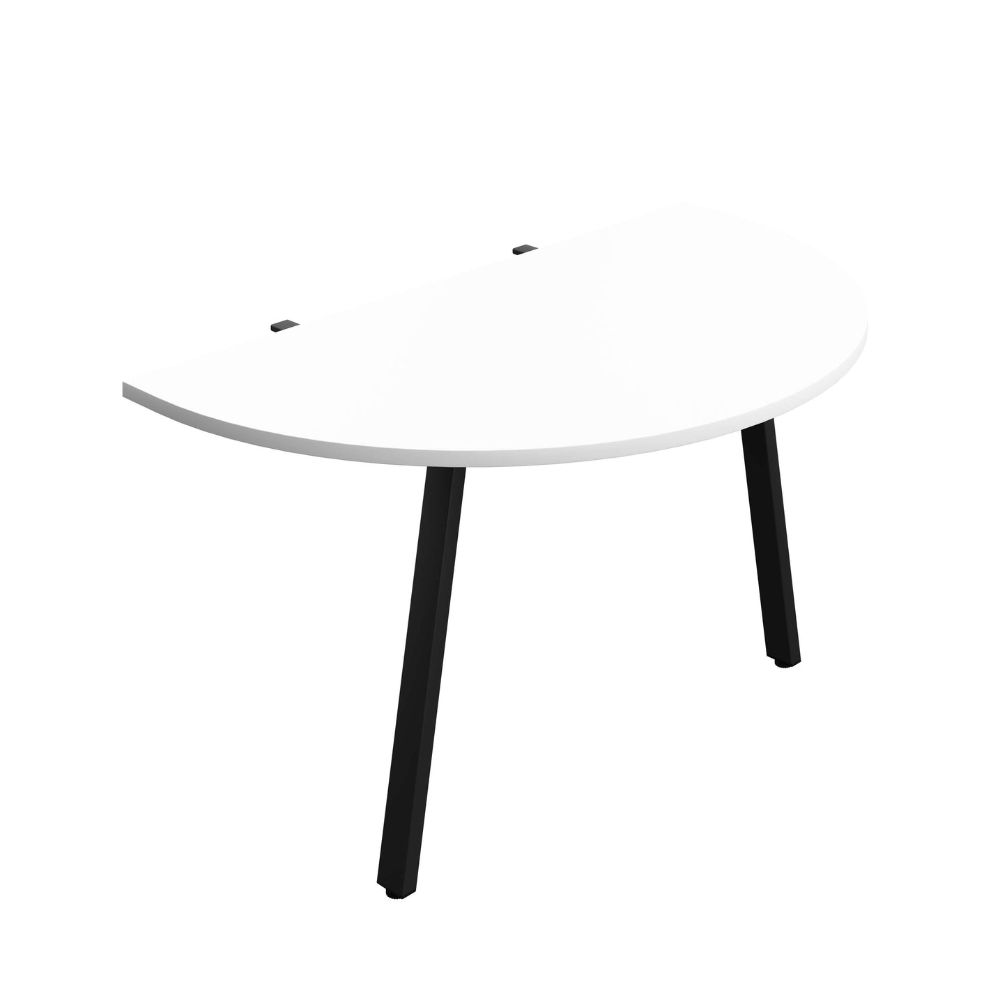 Synergy Screen Depth D-End Single Person Bench : A-Frame Leg : 1400 | 800 | White/Black
