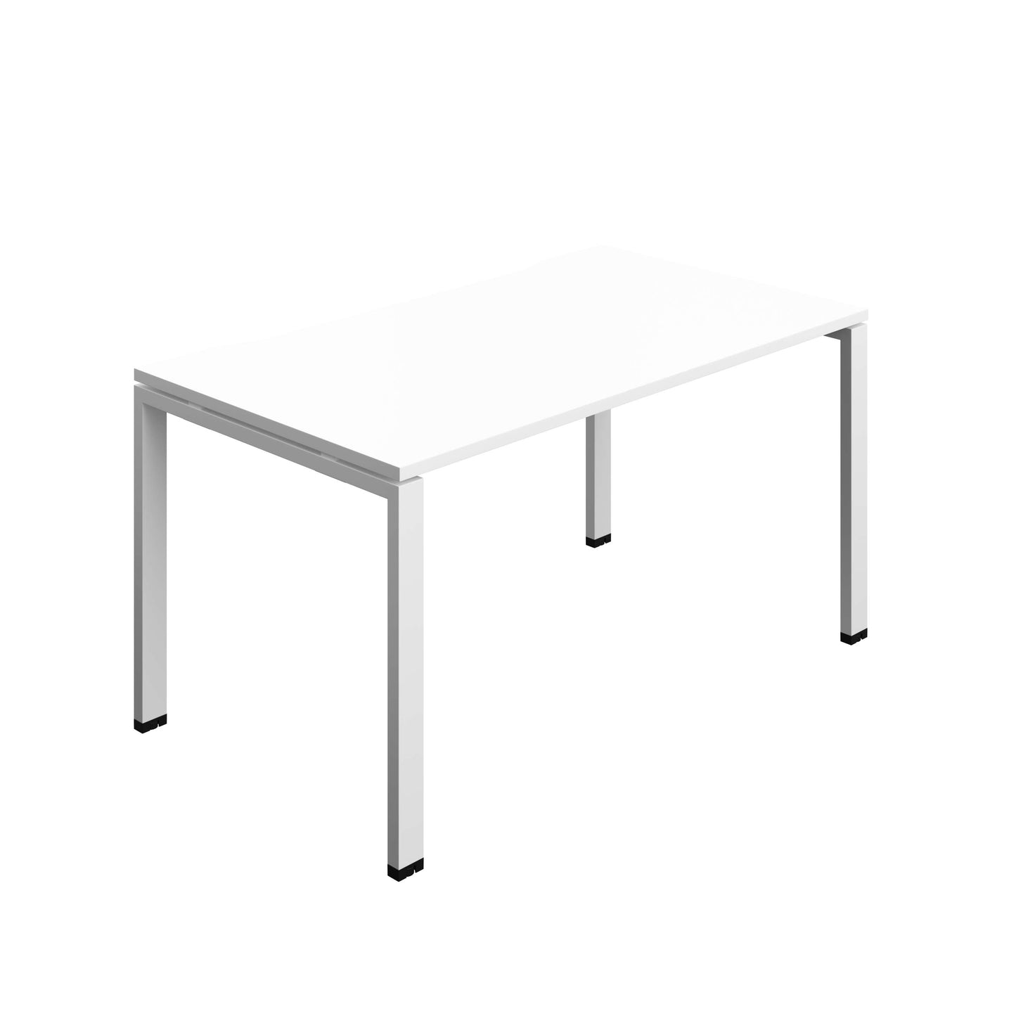 Synergy Bench with Cut Out: 1 Person (FSC) : Goal Post Leg : 1400 | 800 | White/White