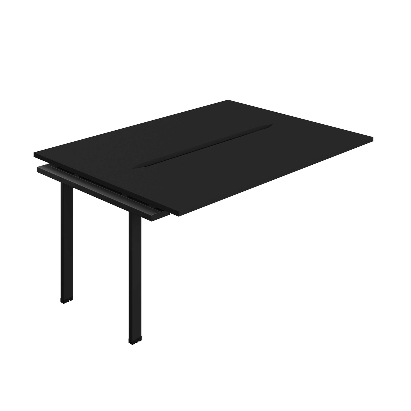 Synergy Bench Extension with Cut Out: 2 Person (FSC) : 1600 | 600 | Black/Black