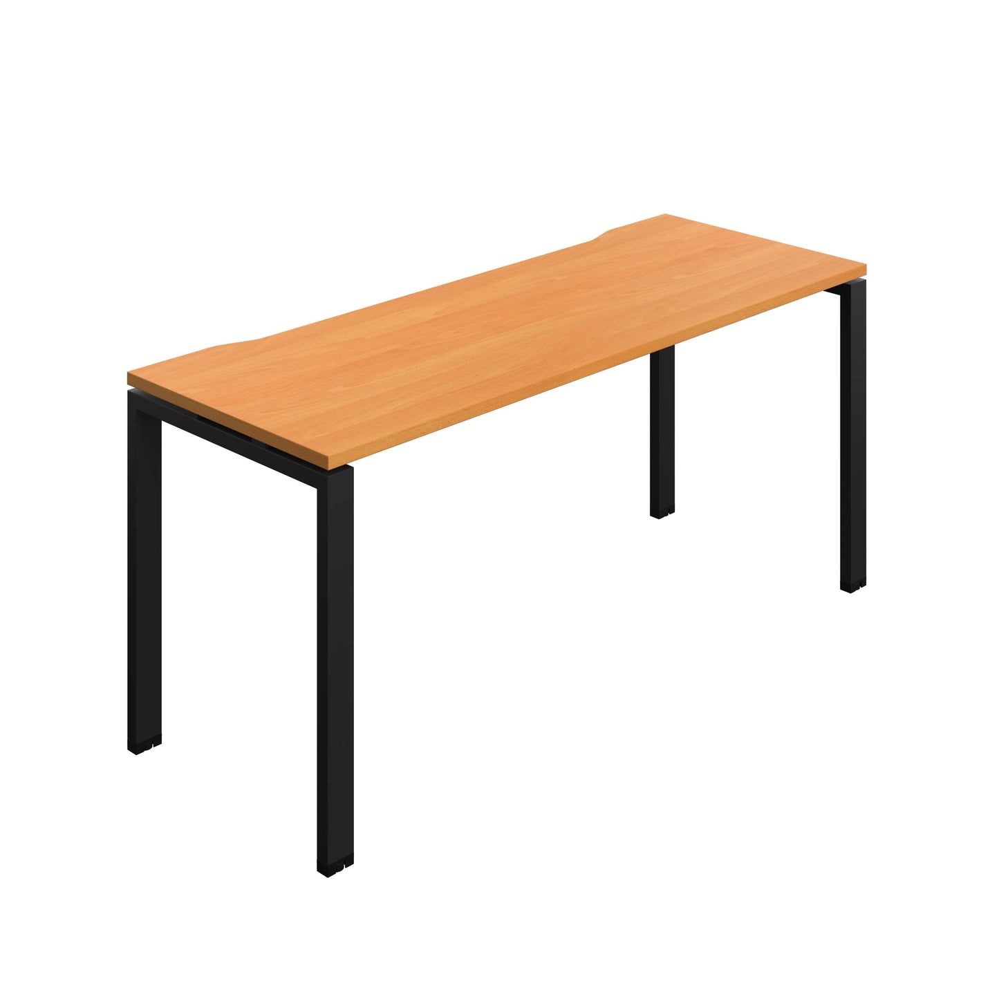 Synergy Bench with Cut Out: 1 Person (FSC) : Goal Post Leg : 1600 | 600 | Unlimited/Black