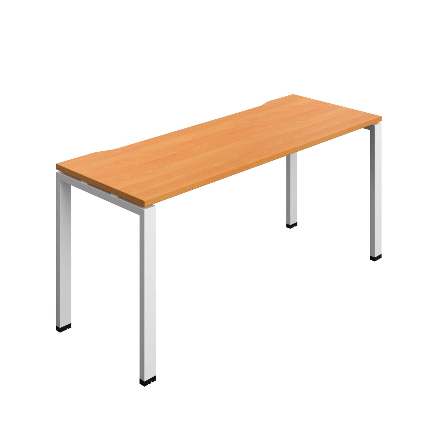 Synergy Bench with Cut Out: 1 Person (FSC) : Goal Post Leg : 1600 | 600 | Unlimited/White