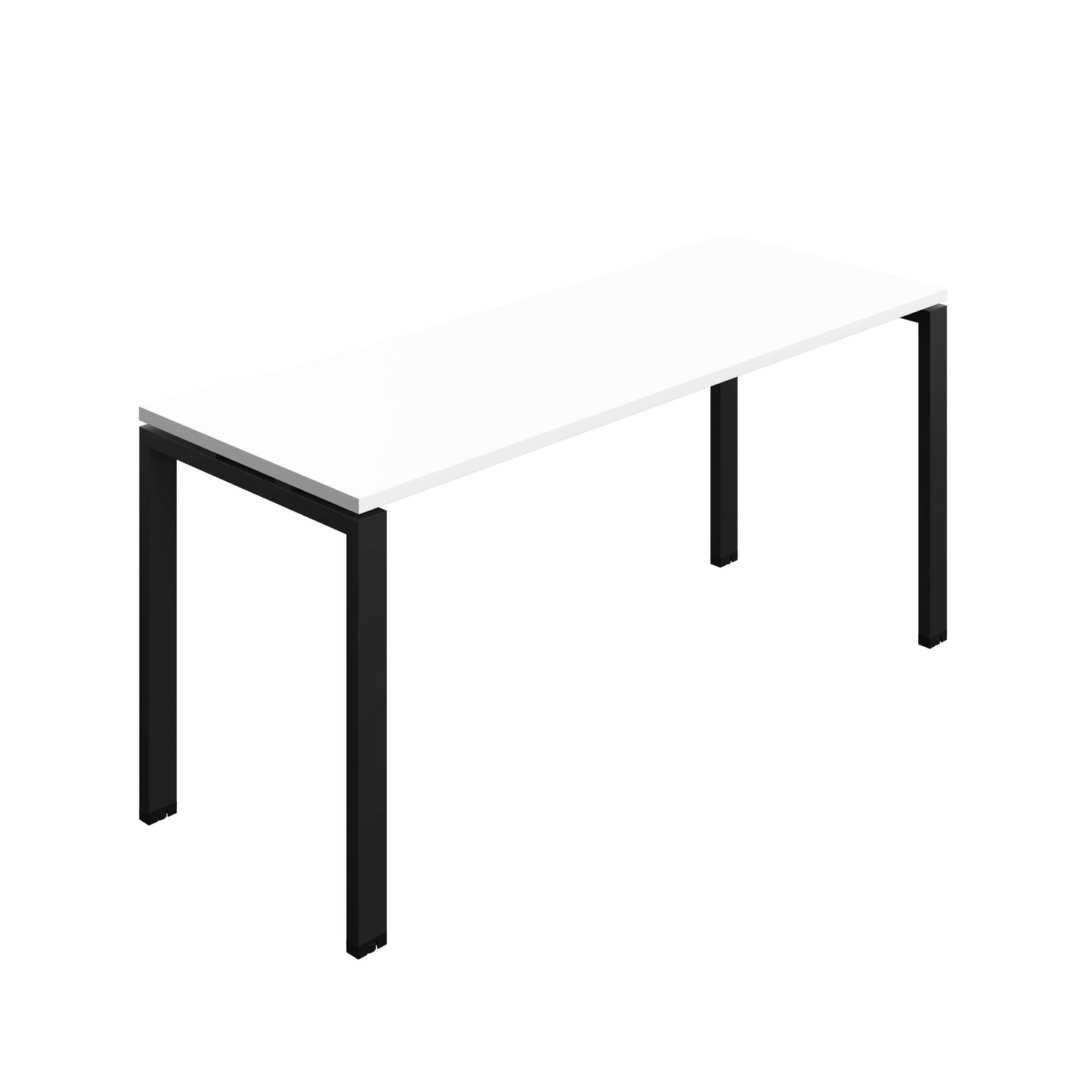Synergy Bench with Cut Out: 1 Person (FSC) : Goal Post Leg : 1600 | 600 | White/Black