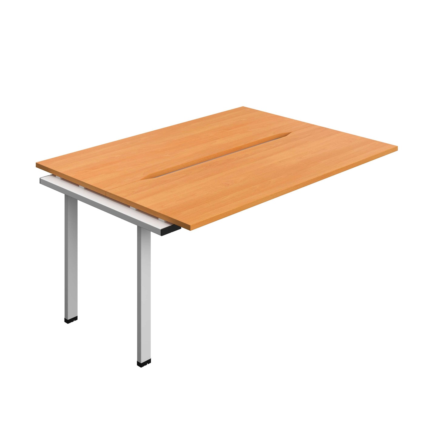 Synergy Bench Extension with Cut Out: 2 Person (FSC) : 1600 | 700 | Unlimited/Silver