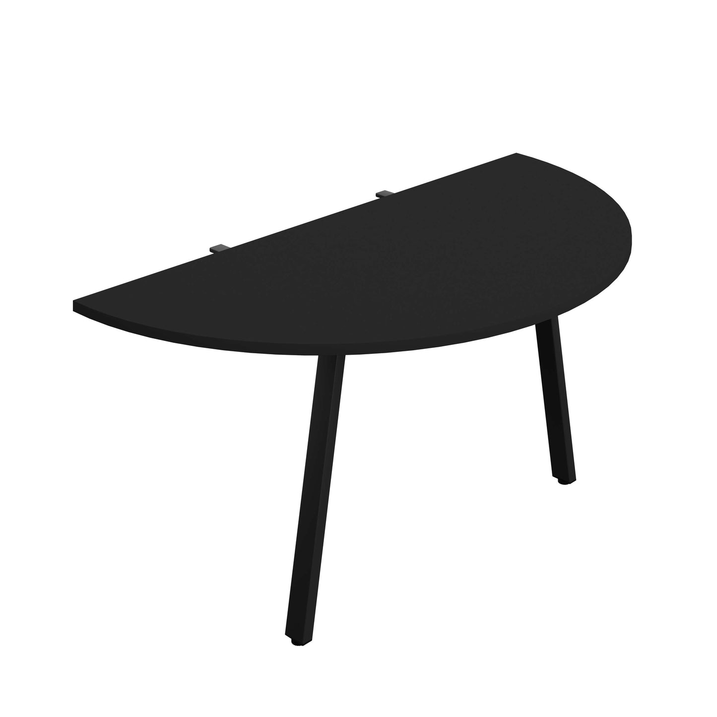 Synergy Screen Depth D-End Single Person Bench : A-Frame Leg : 1600 | 800 | Black/Black