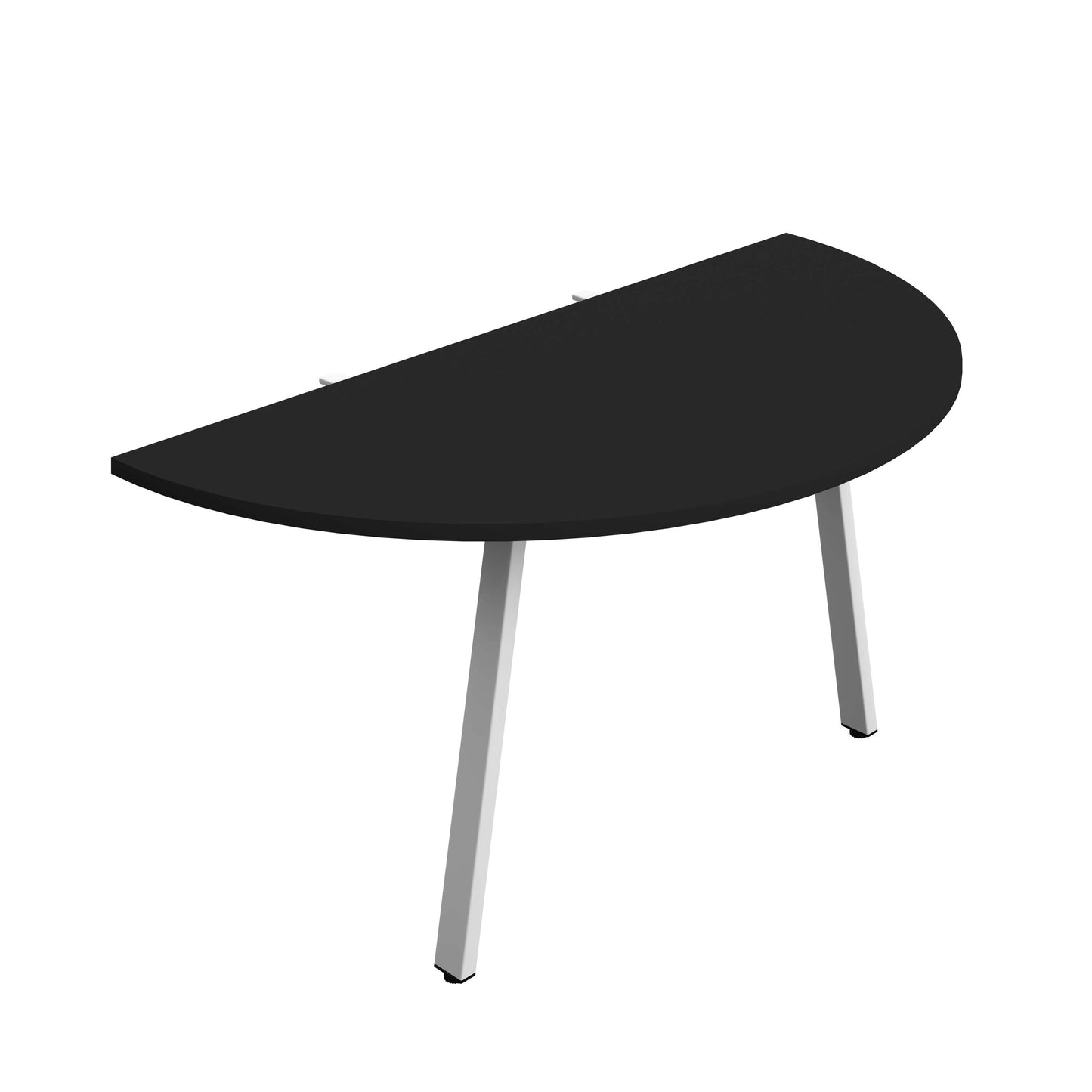 Synergy Screen Depth D-End Single Person Bench : A-Frame Leg : 1600 | 800 | Black/White