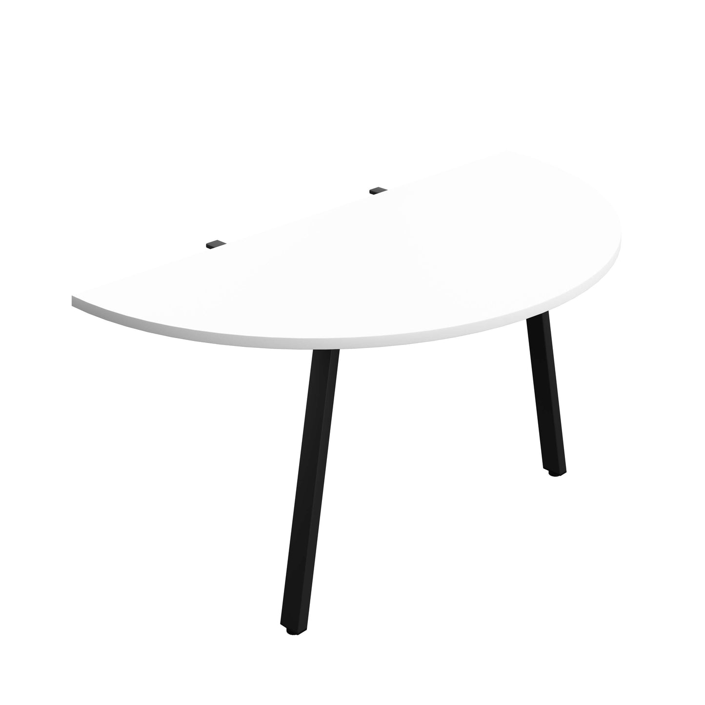Synergy Screen Depth D-End Single Person Bench : A-Frame Leg : 1600 | 800 | White/Black
