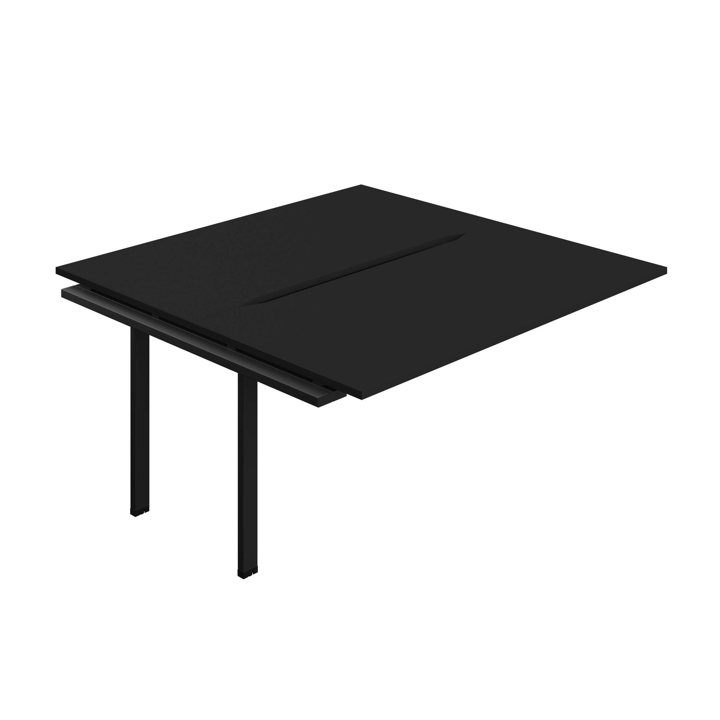 Synergy Bench Extension with Cut Out: 2 Person (FSC) : 1600 | 800 | Black/Black