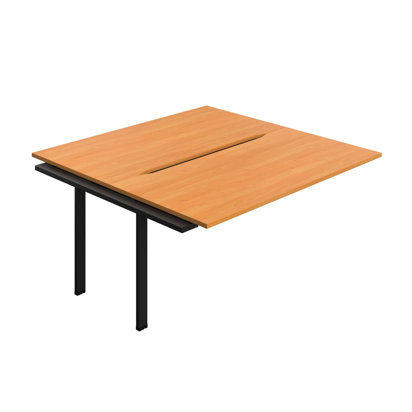Synergy Bench Extension with Cut Out: 2 Person (FSC) : 1600 | 800 | Unlimited/Black