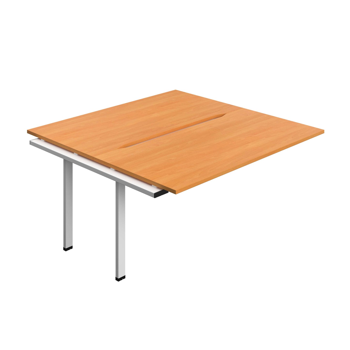Synergy Bench Extension with Cut Out: 2 Person (FSC) : 1600 | 800 | Unlimited/White