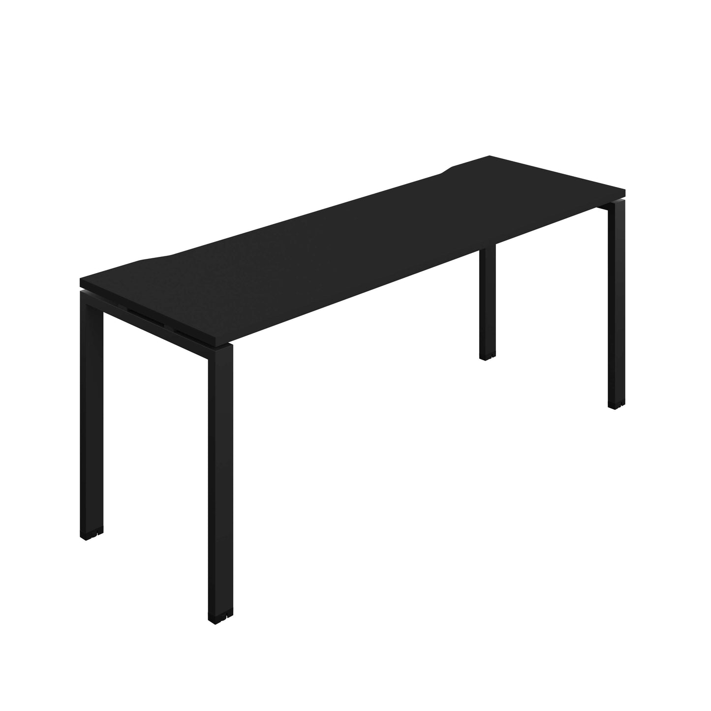 Synergy Bench with Cut Out: 1 Person (FSC) : Goal Post Leg : 1800 | 600 | Black/Black