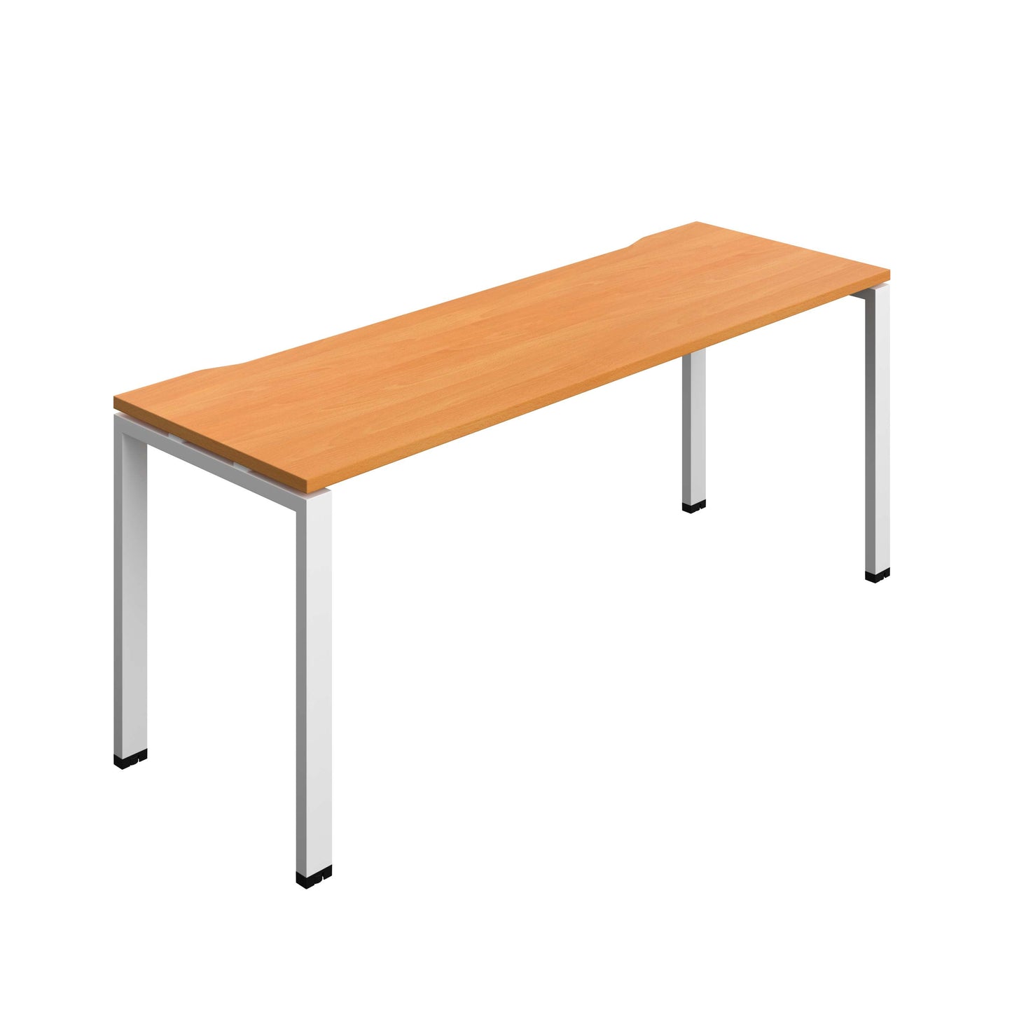 Synergy Bench with Cut Out: 1 Person (FSC) : Goal Post Leg : 1800 | 600 | Unlimited/White