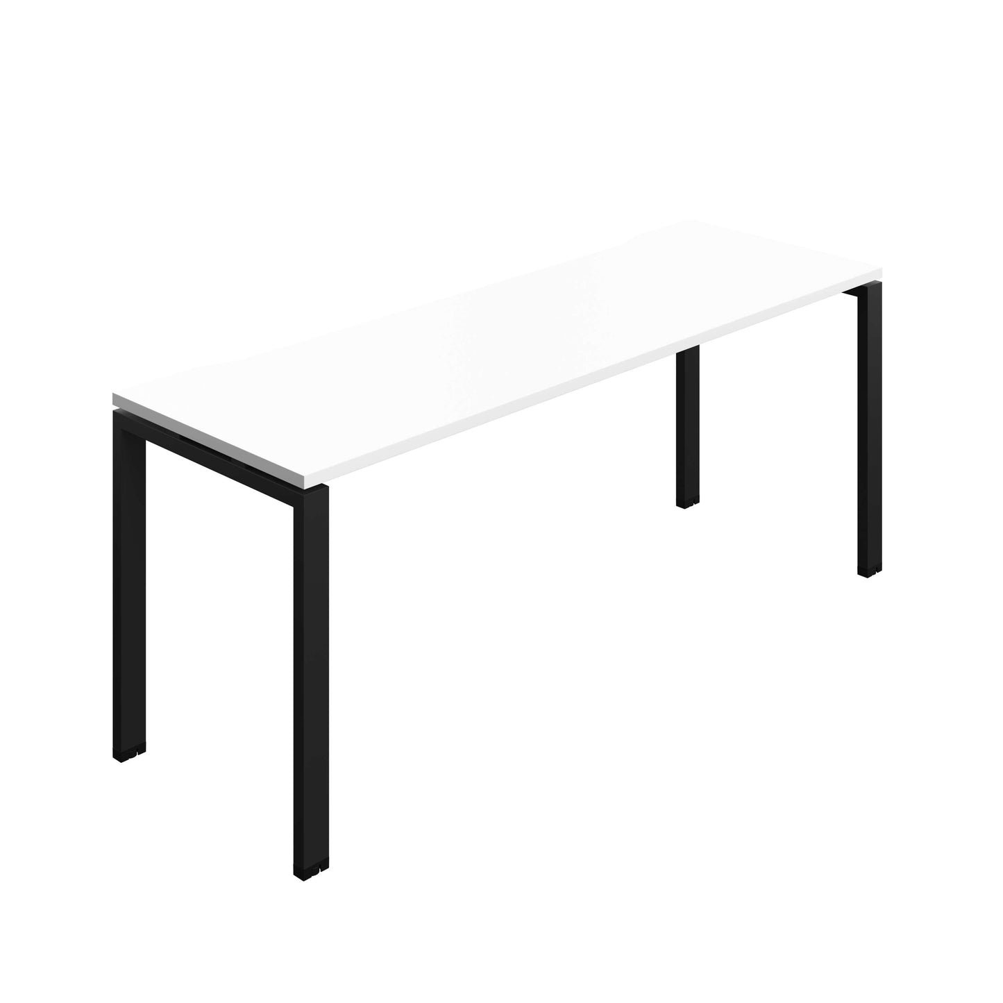 Synergy Bench with Cut Out: 1 Person (FSC) : Goal Post Leg : 1800 | 600 | White/Black