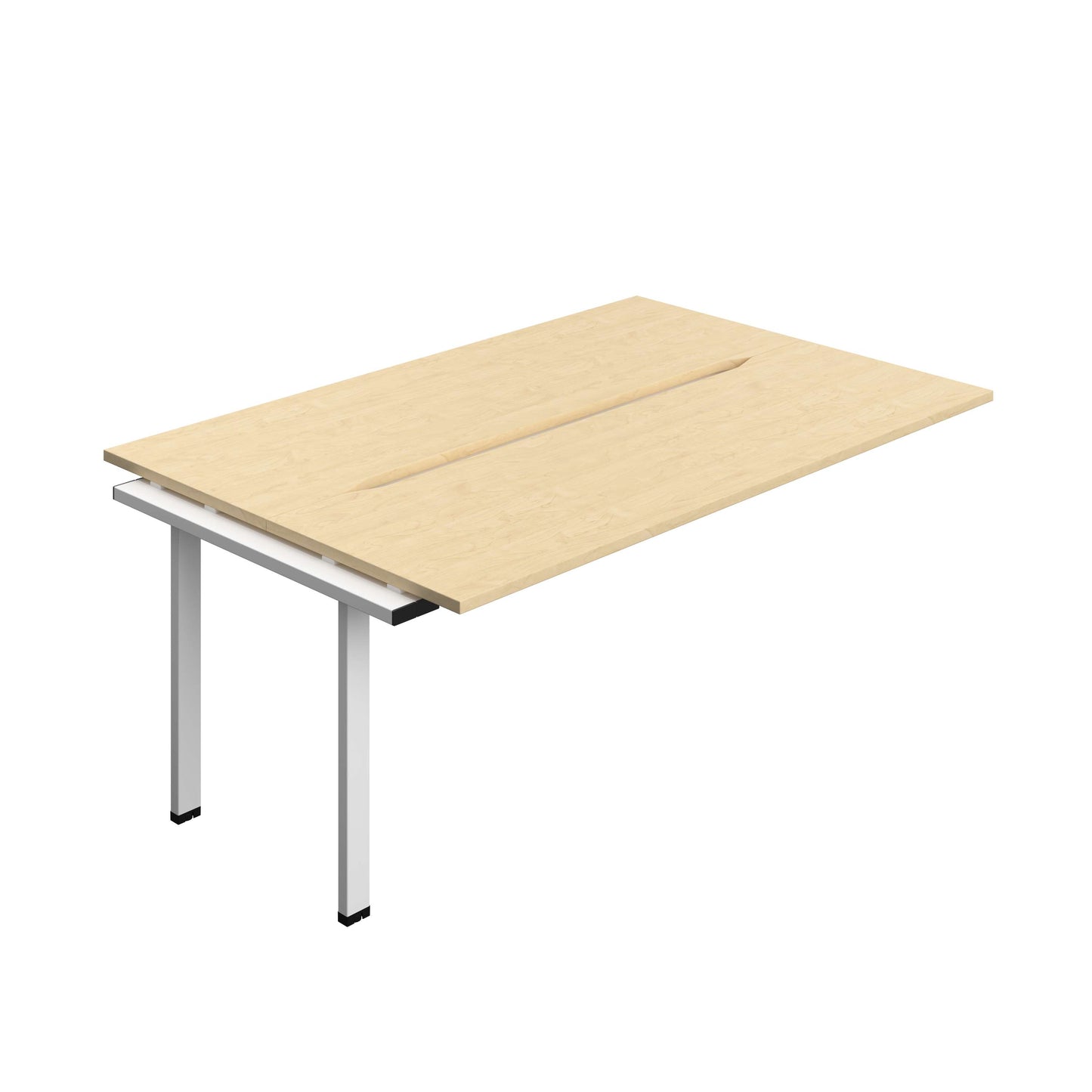 Synergy Bench Extension with Cut Out: 2 Person (FSC) : 1800 | 600 | Maple/White