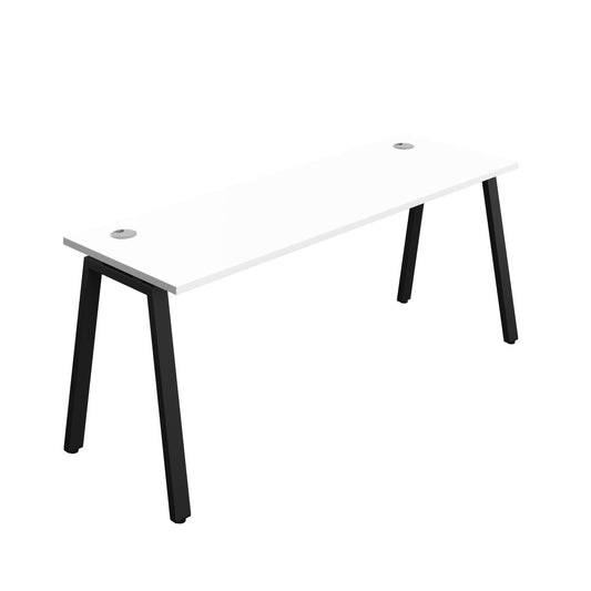 Synergy Bench with Cable Ports: 1 Person (FSC) : A-Frame Leg : 1800 | 600 | White/Black