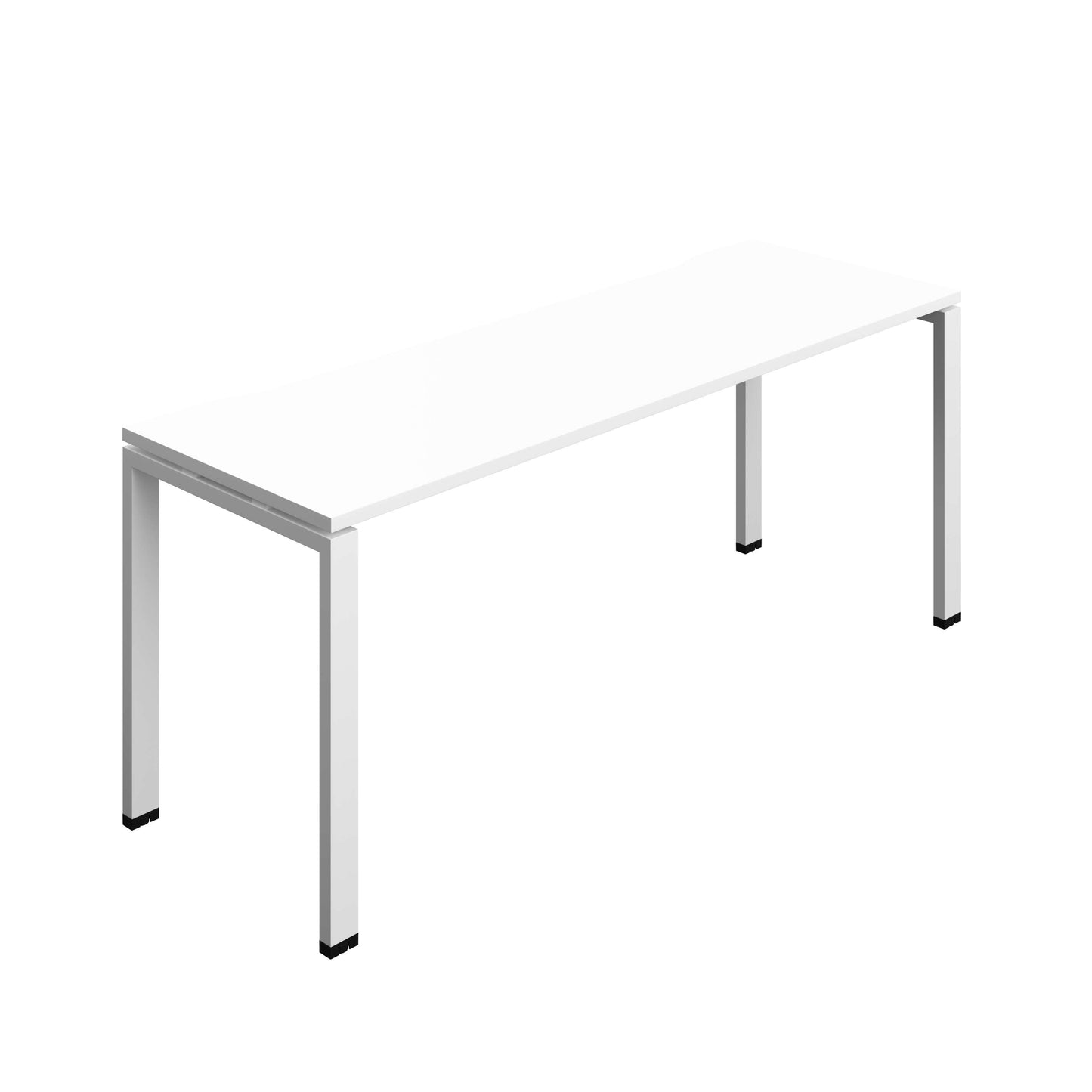 Synergy Bench with Cut Out: 1 Person (FSC) : Goal Post Leg : 1800 | 700 | White/White