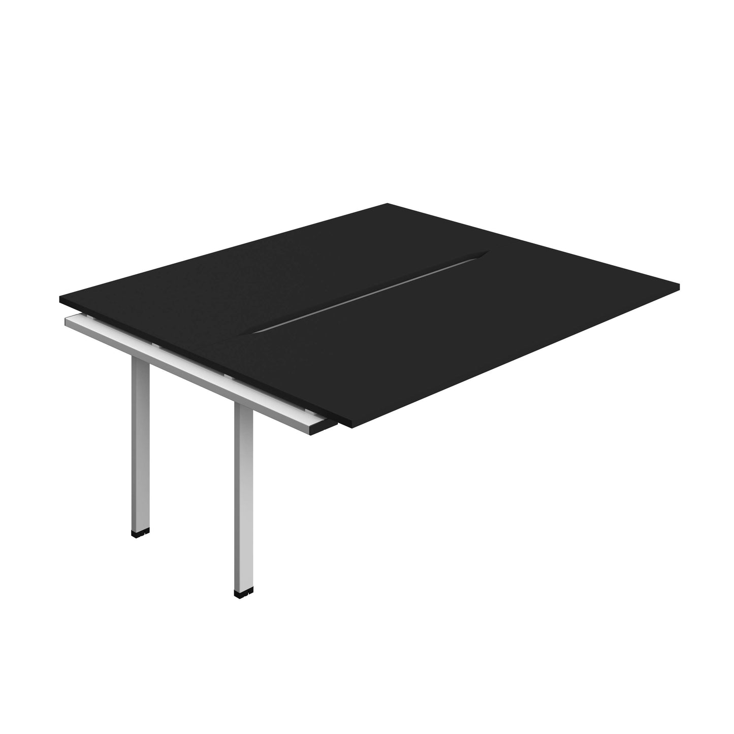 Synergy Bench Extension with Cut Out: 2 Person (FSC) : 1800 | 800 | Black/Silver