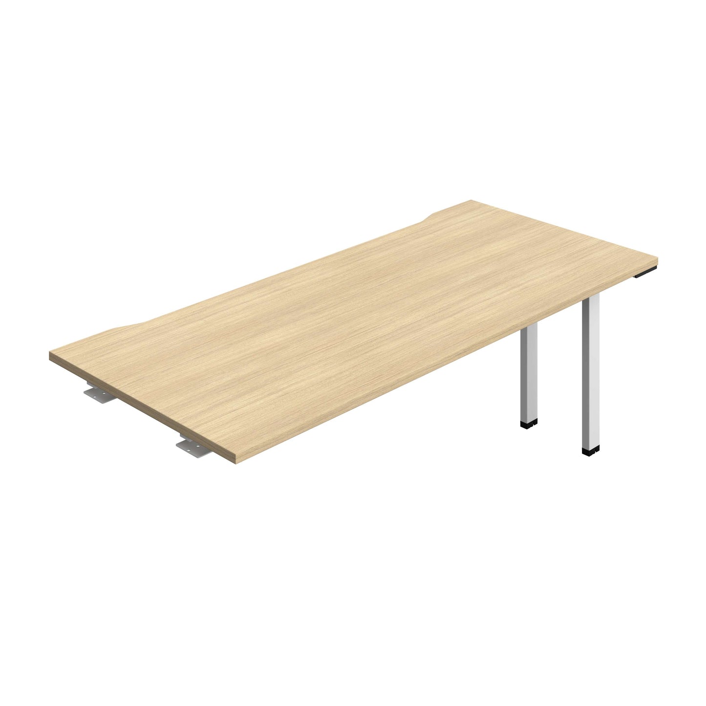Synergy Bench Extension with Cut Out: 1 Person (FSC) : 1800 | 800 | Nova Oak/White