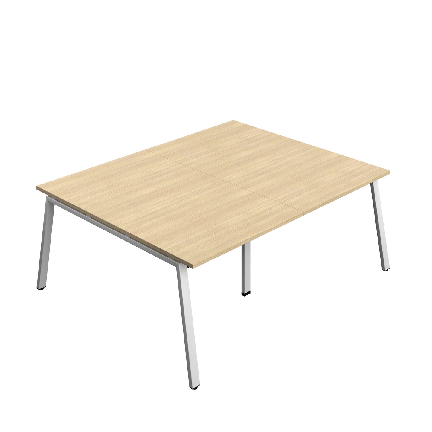 Synergy Meeting Table (FSC) : A-Frame Leg : 2000 | 1600 | Nova Oak/Silver