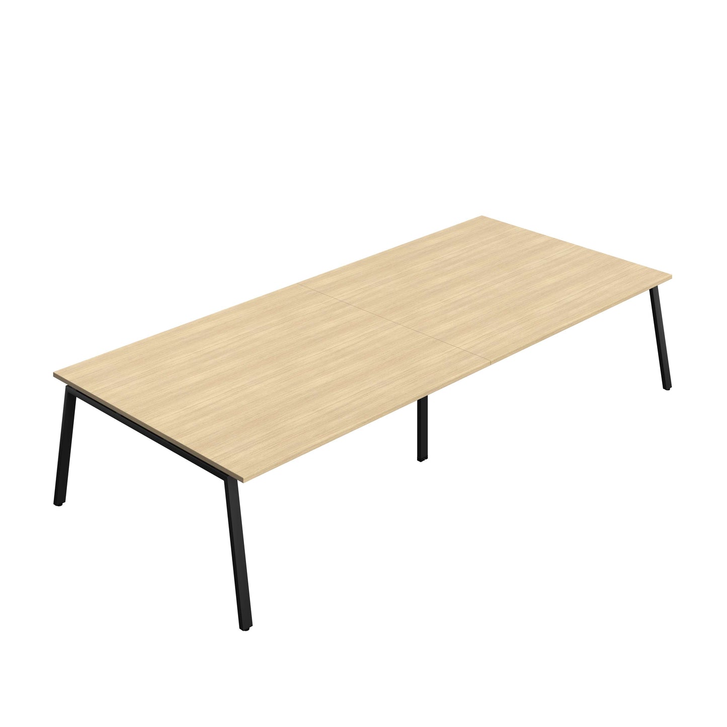 Synergy Meeting Table (FSC) : A-Frame Leg : 3600 | 1600 | Nova Oak/Black