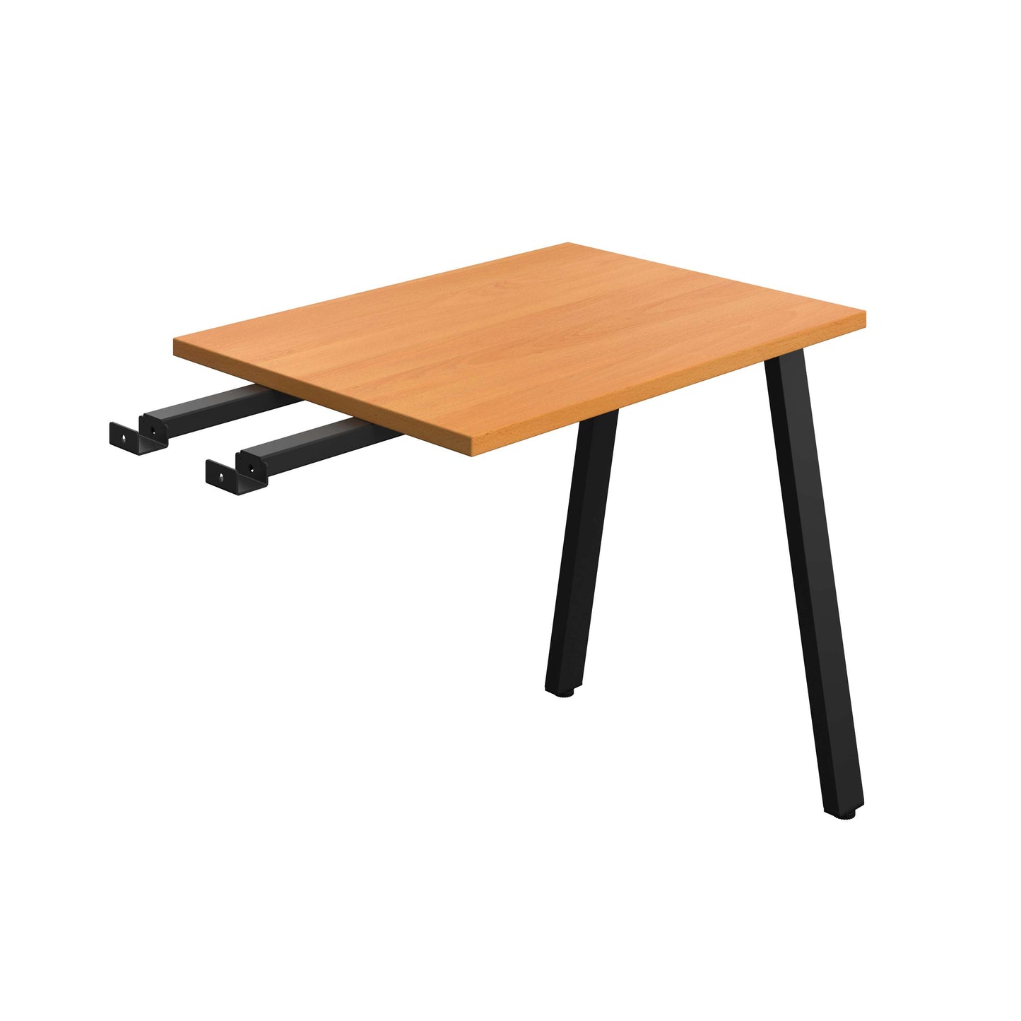 Synergy Bench with Return : A-Frame Leg | 800 X 600 | Beech/Black
