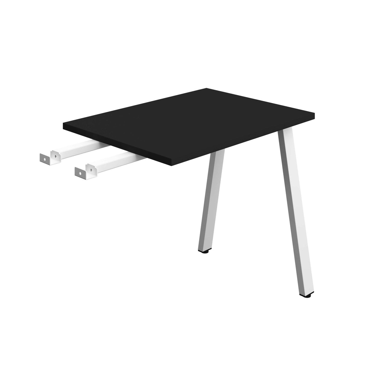 Synergy Bench with Return : A-Frame Leg | 800 X 600 | Black/White