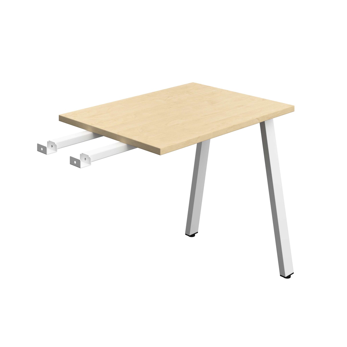 Synergy Bench with Return : A-Frame Leg | 800 X 600 | Maple/White