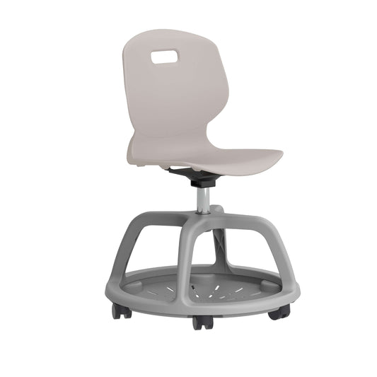 Titan Arc Community Swivel Chair | Grey