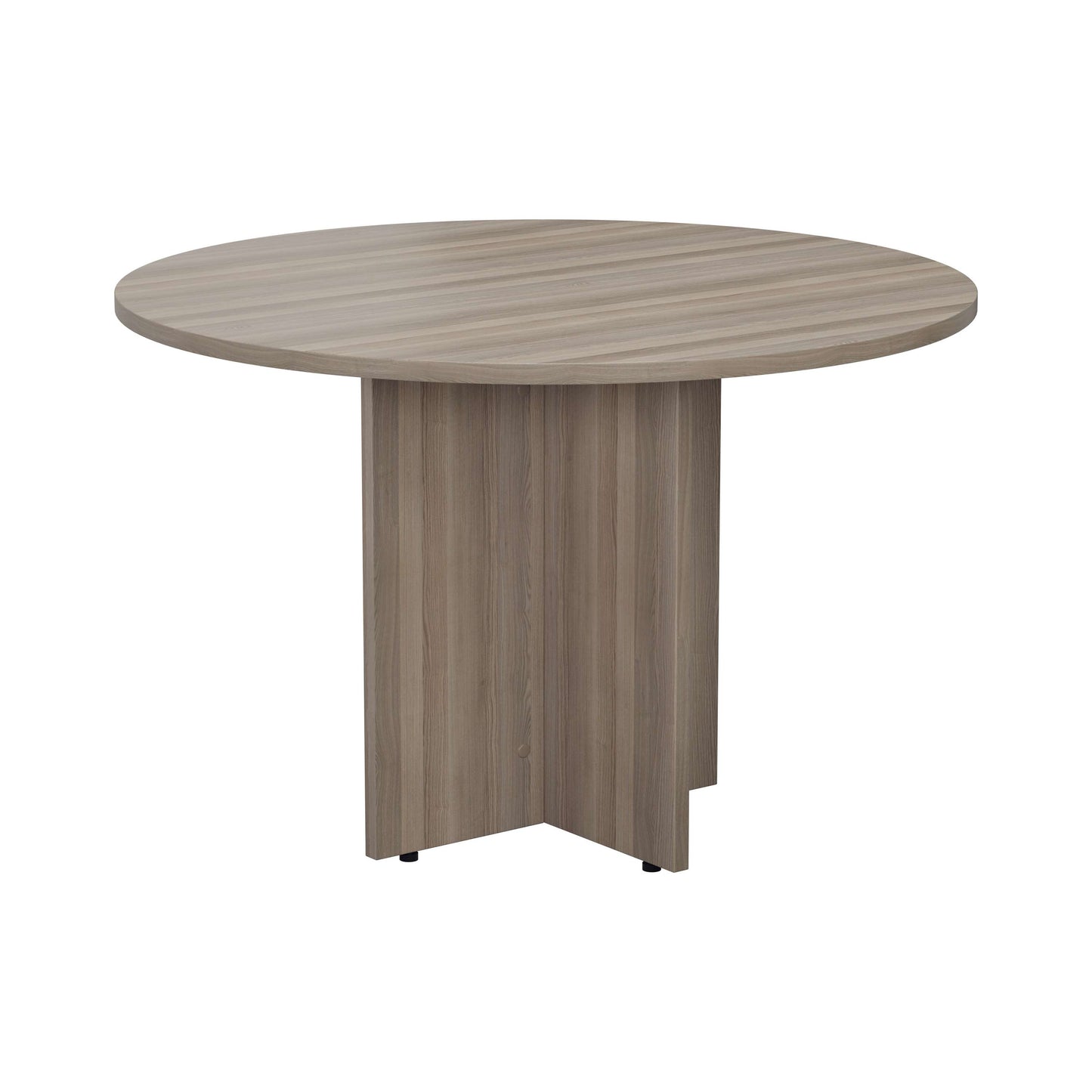 Round Meeting Table (FSC) | 1100mm | Grey Oak
