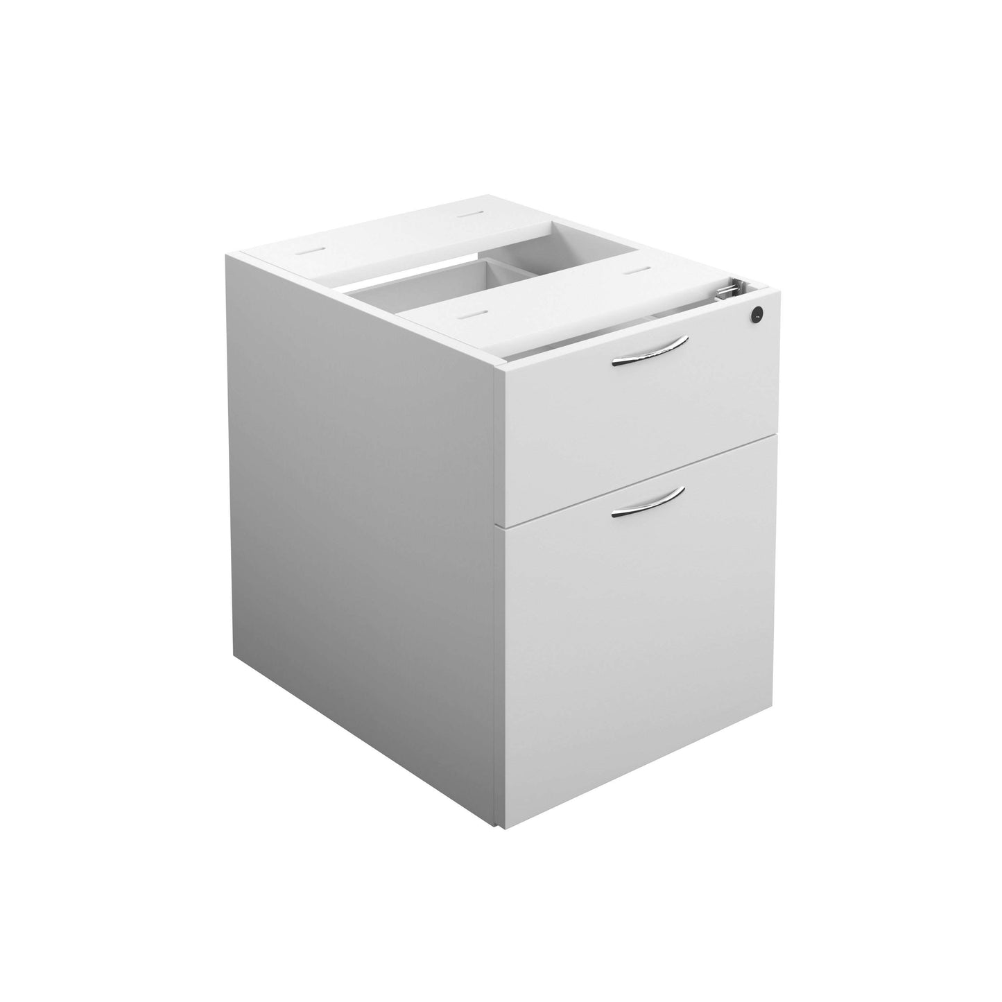 Essentials Fixed Pedestal 2 Drawers (FSC) | Standard | White