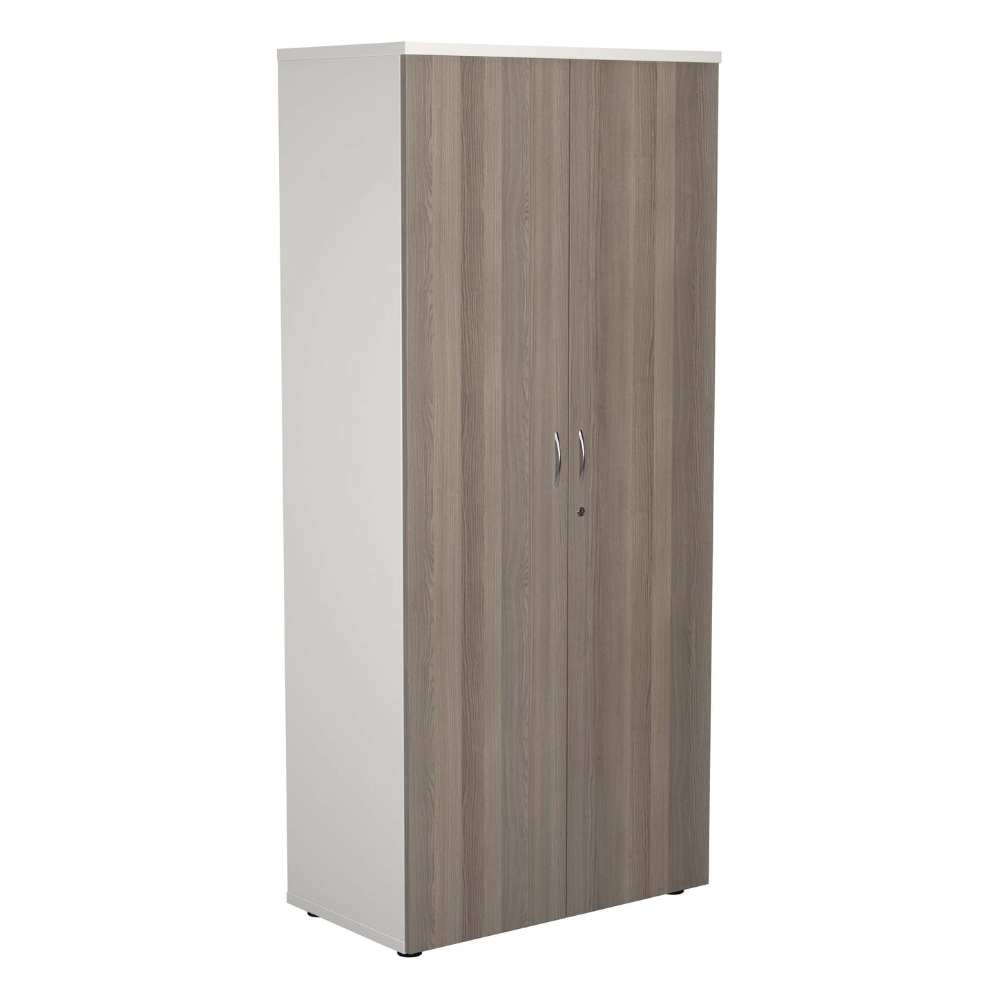 Wooden Cupboard (FSC) | 1800 | Grey Oak/White