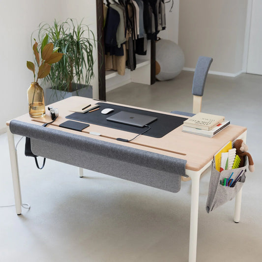 Tenon Premium ALXR Smart Adjustable Desk with Flow Kit- Modular sit-stand desk with a built-in touchscreen